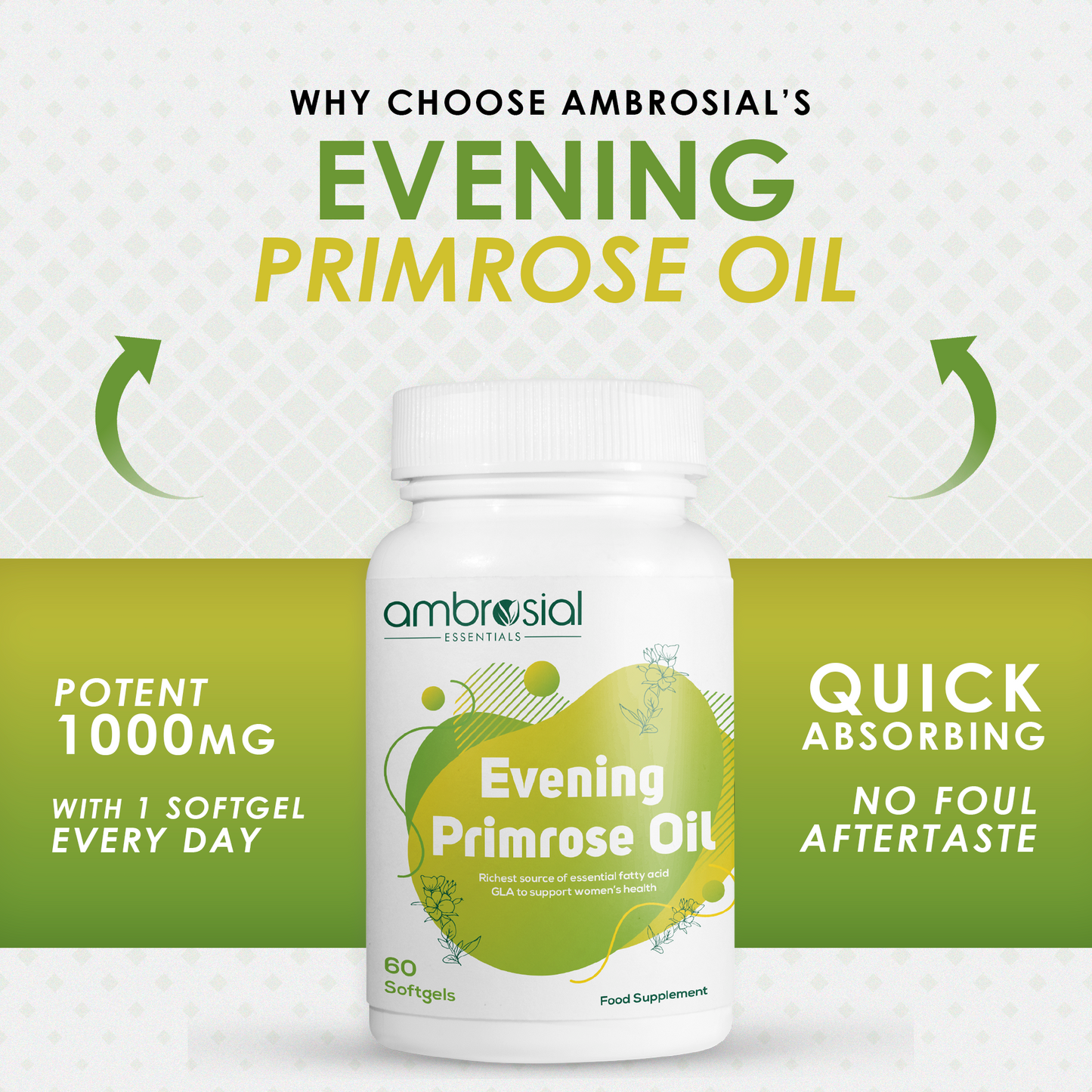 Evening Primrose Oil (EPO) 1000 mg