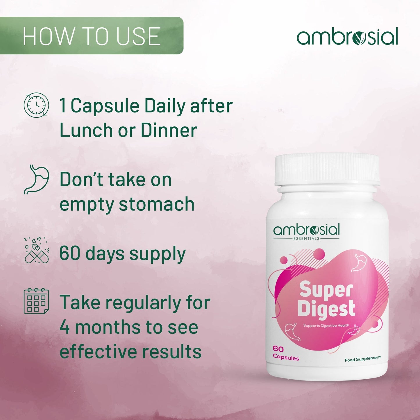 Super Digest Digestive Enzyme Supplements