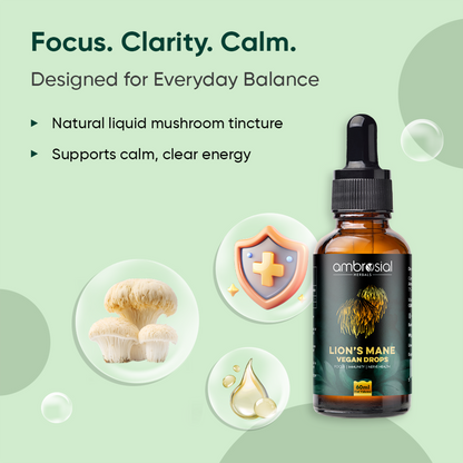 Lion’s Mane Vegan Drops