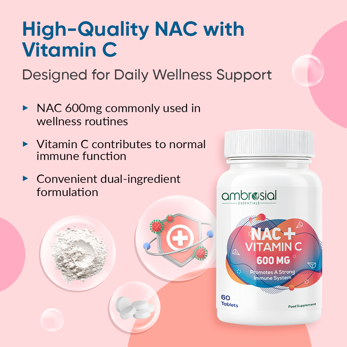 N-Acetyl Cysteine Supplement