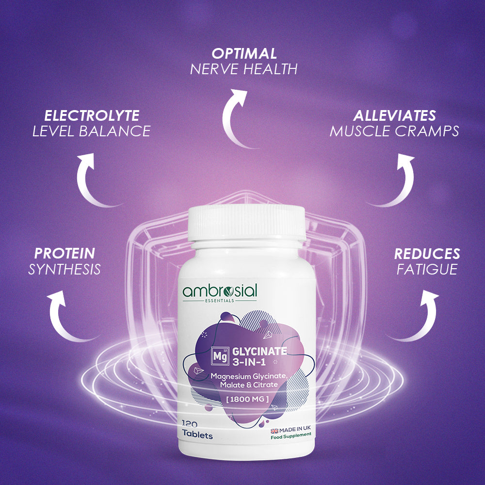 Magnesium Glycinate 3-in-1 Complex 1800mg