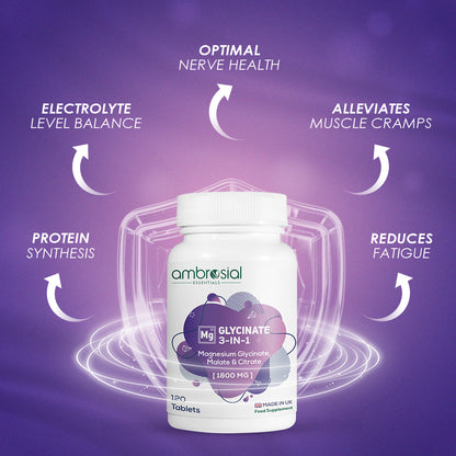 Magnesium Glycinate 3-in-1 Complex 1800mg