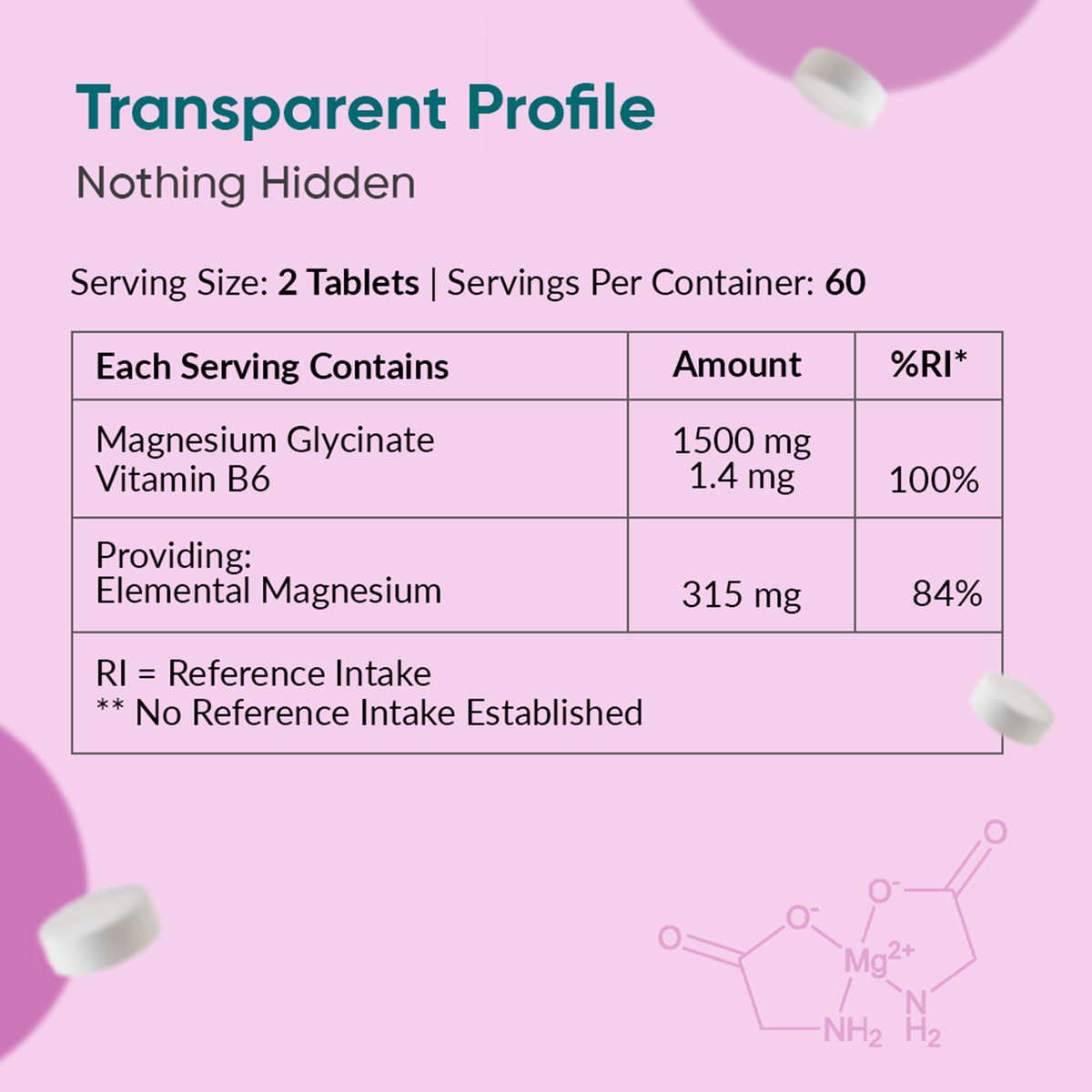 Magnesium Glycinate with Vitamin B6
