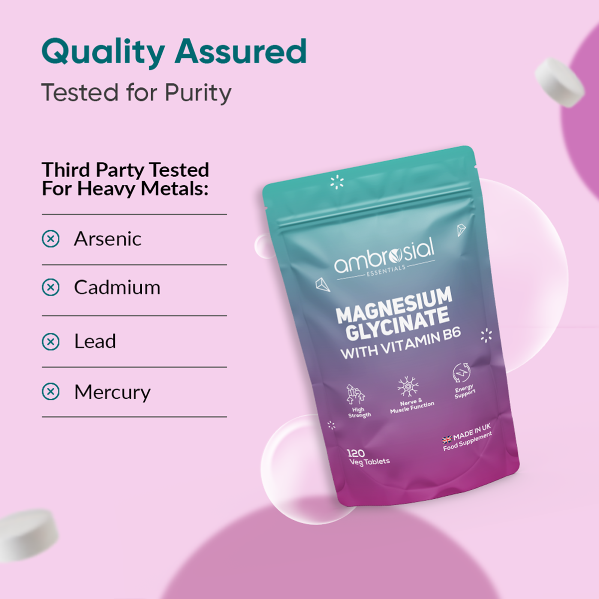 Magnesium Glycinate with Vitamin B6