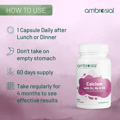 Calcium with Zinc, Magnesium & D3